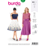 Patron Burda 6341 Jupe, en français