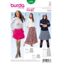 Patron Burda 6586 Jupe, en français