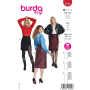 Patron Burda 5773 jupe femme, version papier, en français