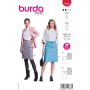Patron Burda 5779 jupe femme, version papier, en français