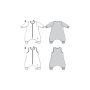 Naaipatroon slaapzak, Burda Kids 9298, Nl/Dui/En/Fr