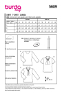 Schnittmuster Shirt, Burda 5689