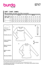 Schnittmuster Shirt, Burda 5717