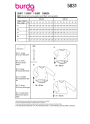 Naaipatroon shirt, Burda 5831, Nl/Dui/En/Fr