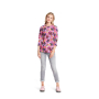 Naaipatroon shirt, Burda 5876, Nl/Dui/En/Fr