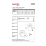 Naaipatroon shirt, Burda 5886,  Nl/Dui/En/Fr