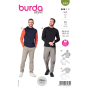 Naaipatroon shirt, Burda 6064, Nl/Dui/En/Fr