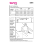 Naaipatroon shirt, Burda 6064, Nl/Dui/En/Fr
