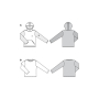 Naaipatroon shirt, Burda 6064, Nl/Dui/En/Fr