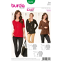Naaipatroon shirt, Burda 6611, Nl/Dui/En/Fr