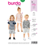 Sewing pattern shirt, Burda 9322, En/Ger/Fr