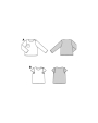 Patron Burda 9227 t-shirt enfant, version papier, en français