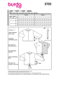 Naaipatroon Shirt Dames, Burda 5763, Nl/Dui/En/Fr