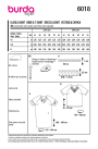 Naaipatroon shirt en jurk, Burda 6018, Nl/Dui/En/Fr