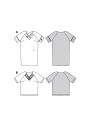 Naaipatroon shirt en jurk, Burda 6018, Nl/Dui/En/Fr