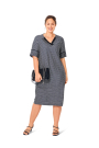 Naaipatroon shirt en jurk, Burda 6018, Nl/Dui/En/Fr