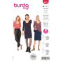 Naaipatroon shirt en jurk, Burda 6075, Nl/Dui/En/Fr