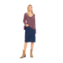 Naaipatroon shirt en jurk, Burda 6075, Nl/Dui/En/Fr