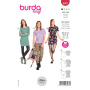 Naaipatroon shirt en jurk, Burda 6087, Nl/Dui/En/Fr