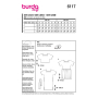Naaipatroon shirt en jurk, Burda 6117, Nl/Dui/En/Fr