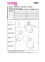 Naaipatroon sweater, Burda 5828, Nl/ Dui/En/Fr