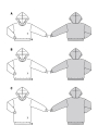 Naaipatroon sweater, Burda 5979, Nl/Dui/En/Fr
