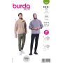 Naaipatroon Sweater Heren, Burda 5791, Nl/Dui/En/Fr