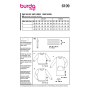 Patron Burda 6109 Sweat et robe, en français