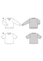 Naaipatroon Burda 5682 Sweatshirts Heren, Nl/Dui/En/Fr