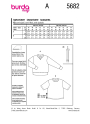 Naaipatroon Burda 5682 Sweatshirts Heren, Nl/Dui/En/Fr