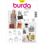 Naaipatron tas, Burda 7158, Nl/Dui/En/Fr