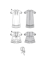 Patron Burda 9221 vêtements bébé, version papier, en français
