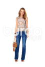 Naaipatroon topje en blouse , Burda 6525, Nl/Dui/En/Fr