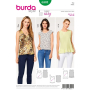 Paper pattern Top, Burda 6501, Dui/En/Fr