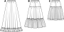 Naaipatron Petticoat, Burda 6739, Dui/En/Fr