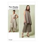 Naaipatroon Vogue 1550, combinatie: design jurk en broek, Dui/En/Fr