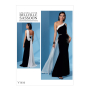 Naaipatroon Vogue 1616 designer jurk, maat 32-40, Dui/En/Fr