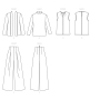 Naaipatroon Vogue 1620 designer combinatie, maat 40-48, Dui/En/Fr
