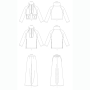 Pattern Vogue 1642 Gr. L-XXL combinatie, Dui/En/Fr