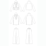 Pattern Vogue 1642 Gr. XS-M combinatie, Dui/En/Fr