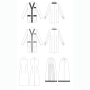 Pattern Vogue 1643 Gr. 40-48 combinatie, Dui/En/Fr