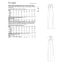 Patron Vogue 1692 robe, taille 34-42, en français