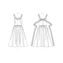 Patron Vogue 1696 robe, taille 34-42, en français