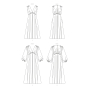 Patron Vogue 1699 robe, taille 34-42, en français