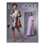 Patron Vogue 1723 robe, taille 42-50, en français