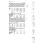 Naaipatroon Vogue 1731 Broek/Rok, maat  32-38, Dui/En/Fr