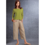 Naaipatroon Vogue 1731 Broek/Rok, maat  32-38, Dui/En/Fr