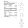 Patron Vogue 1736 combinaison, taille 32-40, en français