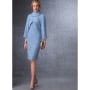 Patron Vogue 1736 robe et veste femme, taille 40-48, en français