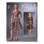 Patron Vogue 1737 robe femme, taille 40-48, en français